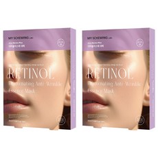 MY SCHEMING 我的心機 關於肌膚 A醇青春抗皺精華面膜, 4入, 2組