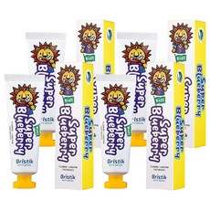 브리스틱 어린이 불소 케이엘 치약 블루베리향, 50g, 4개