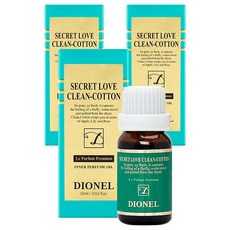 DIONEL Clean-Cotton女性私密護理香氛精油, 15ml, 3瓶