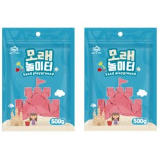 Let's Toy Sand Playground Refill Sand 2p, 500g, 粉紅色
