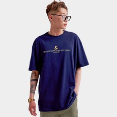 엘런아시 20수 EA베스트 기본 오버핏 통기성 반팔 티셔츠