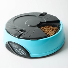 DING DONG PET 6 件套生動的寵物自動餵食器, 藍色