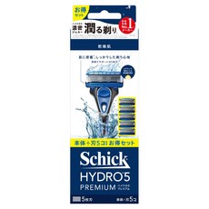 舒適牌 Schick 水次元5 PREMIUM 刮鬍刀組 1刀架, 1組