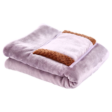 FJ WB2恆溫加熱披肩毯 快速加熱 USB接口 卡扣設計 易拆清潔, 31.5 x 36.5 x 5cm, 粉色