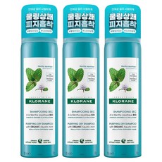 클로란 아쿠아민트 쿨세범 드라이샴푸, 150ml, 3개