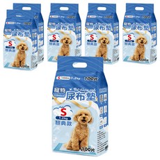 咕沛日常 寵物尿布墊 經典款, S, 100片, 6包