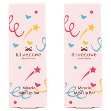 迷你潤色護唇膏, 混色, 2支, 1.3g