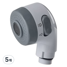 모로43 국산 미용실 샤워기 샴푸헤드, 5개, 화이트