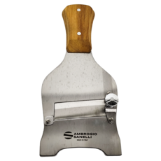 AMBROGIO SANELLI 山里尼 松露刨刀 橄欖木柄 平刀 128g 義大利製, 不鏽鋼, 1支