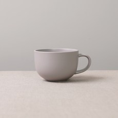 BOWLBOWL 韓國製 Bowl Bowl Home Party 麥片拿鐵馬克杯 450ml, 煙灰色, 1個