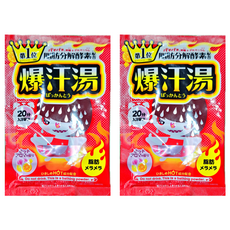 Bison 佰松爆汗湯 熱感果香入浴劑, 脂肪分解酵素, 排毒燃燒, 膠原蛋白玻尿酸保濕, 60g, 2包