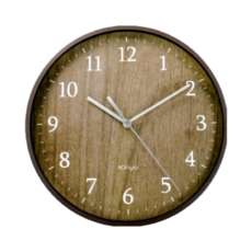 Kinyo 自然風木紋掛鐘, CL-155 顏色隨機