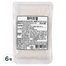 Delight Garden 白色蒟蒻珍珠, 6個, 1入, 200g