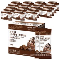 뉴트리디데이 다이어트 리얼 초코 쉐이크, 350g, 20개