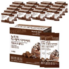 뉴트리디데이 다이어트 리얼 초코 쉐이크, 350g, 18개