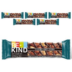 BE-KIND Be Kind黑巧克力海鹽堅果棒, 40g, 6條