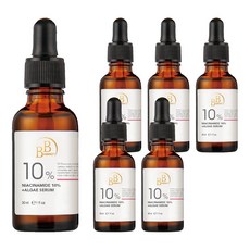 BB AMINO 科研 10%煙醯胺 + 發光藻嫩白精華, 30ml, 6瓶