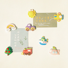 소울리치 예쁜 냉장고 교통수단 자석 8종 세트, 혼합색상