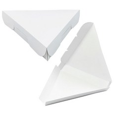 韓國製造素面單片披薩盒, 白色, 300個