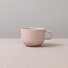 BOWLBOWL 韓國製 波波居家派對咖啡杯 350ml, 嫩粉色, 1個