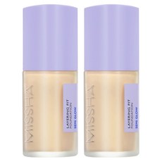 미샤 레이어링 핏 세미 글로우 파운데이션 35ml, 23호 샌드, 2개