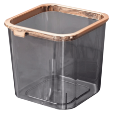 小麥購物 桌面垃圾桶, 透灰色, 1個