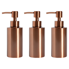 모나코올리브 스테인레스 샴푸 린스 호텔식 디스펜서 250ml, 브론즈, 3개