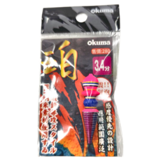okuma 寶熊釣具 熊珀 釣蝦標 3.6分, 紫青粉, 1個