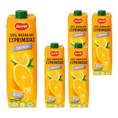 Juver 茱兒 鮮榨柳橙汁, 1L, 5瓶