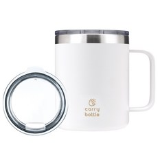 carry bottle 基本款 不鏽鋼馬克杯, 白色, 1個