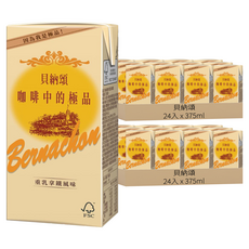 貝納頌 重乳拿鐵, 375ml, 24入