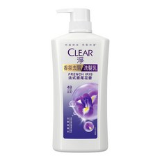 CLEAR 淨 頭皮護理香氛去屑洗髮乳 法式鳶尾花香, 750g, 1瓶