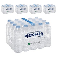 아쿠아시스 무라벨 생수, 500ml, 100개