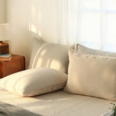 韓國 amante Timeless 2 條紋絎縫色染枕套