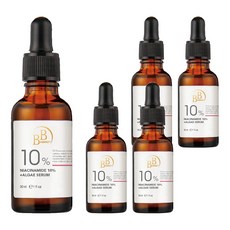 BB AMINO 科研 10%煙醯胺 + 發光藻嫩白精華, 30ml, 5瓶