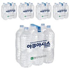 아쿠아시스 무라벨 생수, 2L, 30개