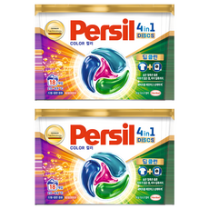 Persil 寶瀅 碟型彩色膠囊洗衣精, 18入, 2個
