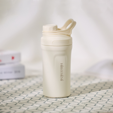 Hiromimi 316不鏽鋼運動保溫杯 - 600ml, 奶白色, 1個