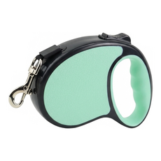 一鍵伸縮寵物牽繩, 綠色, 1個