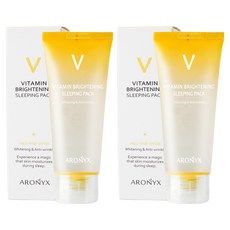 Aronix 維他命亮白睡眠面膜, 100ml, 2個