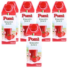 Pomi 鮮榨番茄汁, 750ml, 6瓶