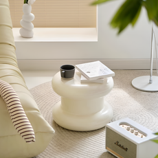 Mocoa 馬卡龍雙層椅凳, 1個, 象牙白