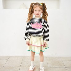 WALTONKIDS 女童荷葉邊兔子上下裝套組