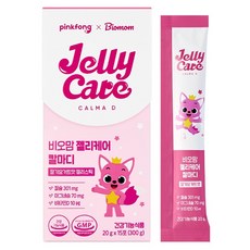 Biomom Jelly Care 鈣鎂維他命D 草莓優格口味 15入, 1個, 300g