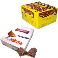 chocomucho 牛奶巧克力棒 270g 10入+Coco巧克力威化餅乾棒 504g 36入, 1組