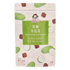 蜜思朵 NEW 黑糖冬瓜茶, 15顆, 17g, 1袋