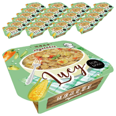 LUCY 肉肉控犬用餐盒 蔬食饗宴, 80g, 24盒, 素