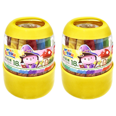 deLi 得力 油蠟筆, 18色, 2組