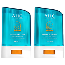 A.H.C 내추럴 퍼펙션 프레쉬 선스틱 SPF50+ PA++++, 22g, 2개