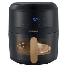 MATRIC 松木家電 料理魔方玻璃氣炸鍋 MG-DV4508BM 4.5L大容量, 1台